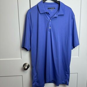 Greg Norman Men's Play Dry Polo Golf Shirt Size XL Blue